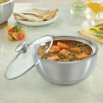 Elegant Stainless Steel Soup & Stew Bowl with Lid
