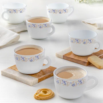 Blue Floral Tea Mug Set