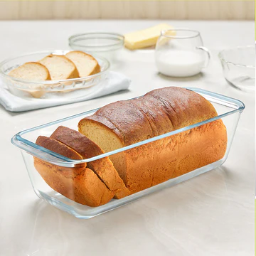 CrystalClear Glass Loaf Pan