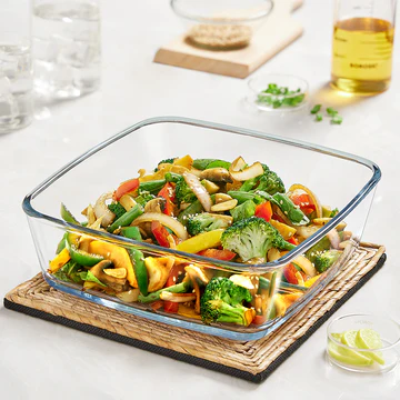 ClearGlass Rectangular Serving Dish