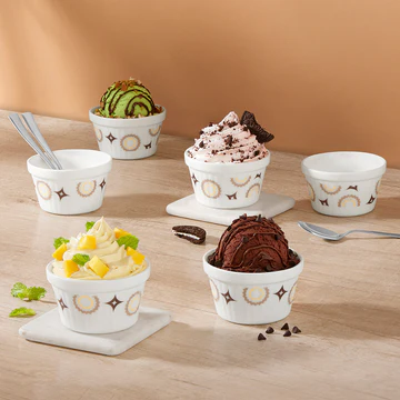 Elegant Dessert & Ice Cream Bowls