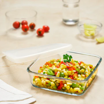 CrystalClear Glass Salad Storage Dish