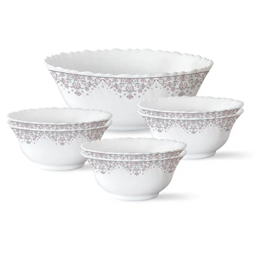 White Ceramic Mixing Bowls